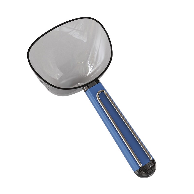 舀米勺多功能家用厨房五谷杂粮勺子带封口夹挖面勺面粉铲子量勺