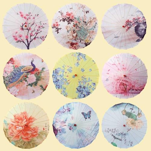 伞灯吊灯中国风餐厅装饰灯茶楼灯布艺吊顶简易自装饭店灯笼餐饮店