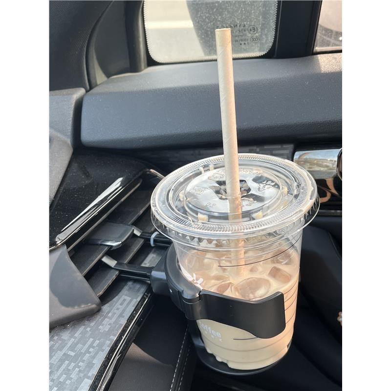 夏天冰镇饮料奶茶用车载水杯架杯托茶架汽车用空调出风口固定支架