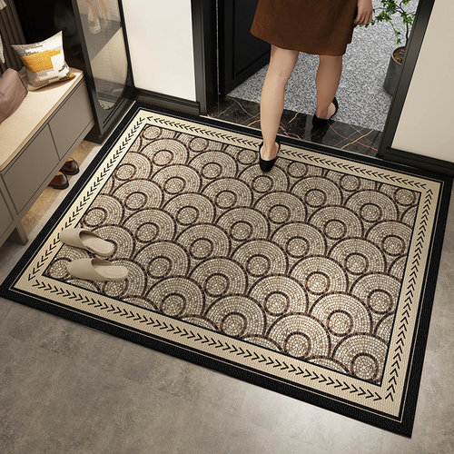 轻奢进门口地毯耐脏耐磨进门垫子除尘地毯家用玄关脚垫可定制地垫