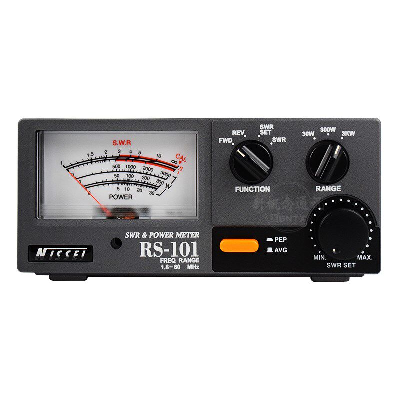 纳胜NISSEI RS-101 1.6-60MHz 3KW 短波驻波表功率计 HF 指针仪表