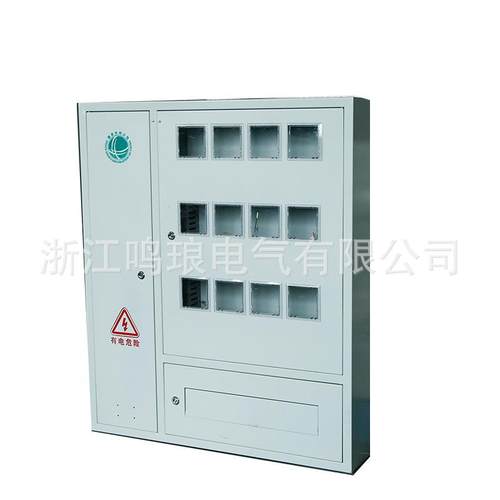 网 不锈钢单相十二户式电表箱内电表箱12 户国外室壁挂电表箱 量