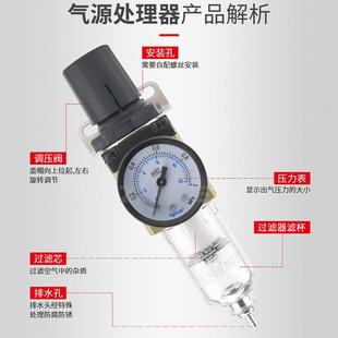 000 气源4处理器AW200 04空气过调压阀0油水分离 30GTW0滤0