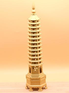 黄铜文昌层十三层摆件层九层书房文昌笔挂件铜工艺品高端礼品