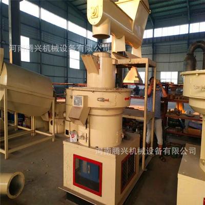 生物质锯末木屑秸秆压块机立式环模颗粒机办厂创业项目