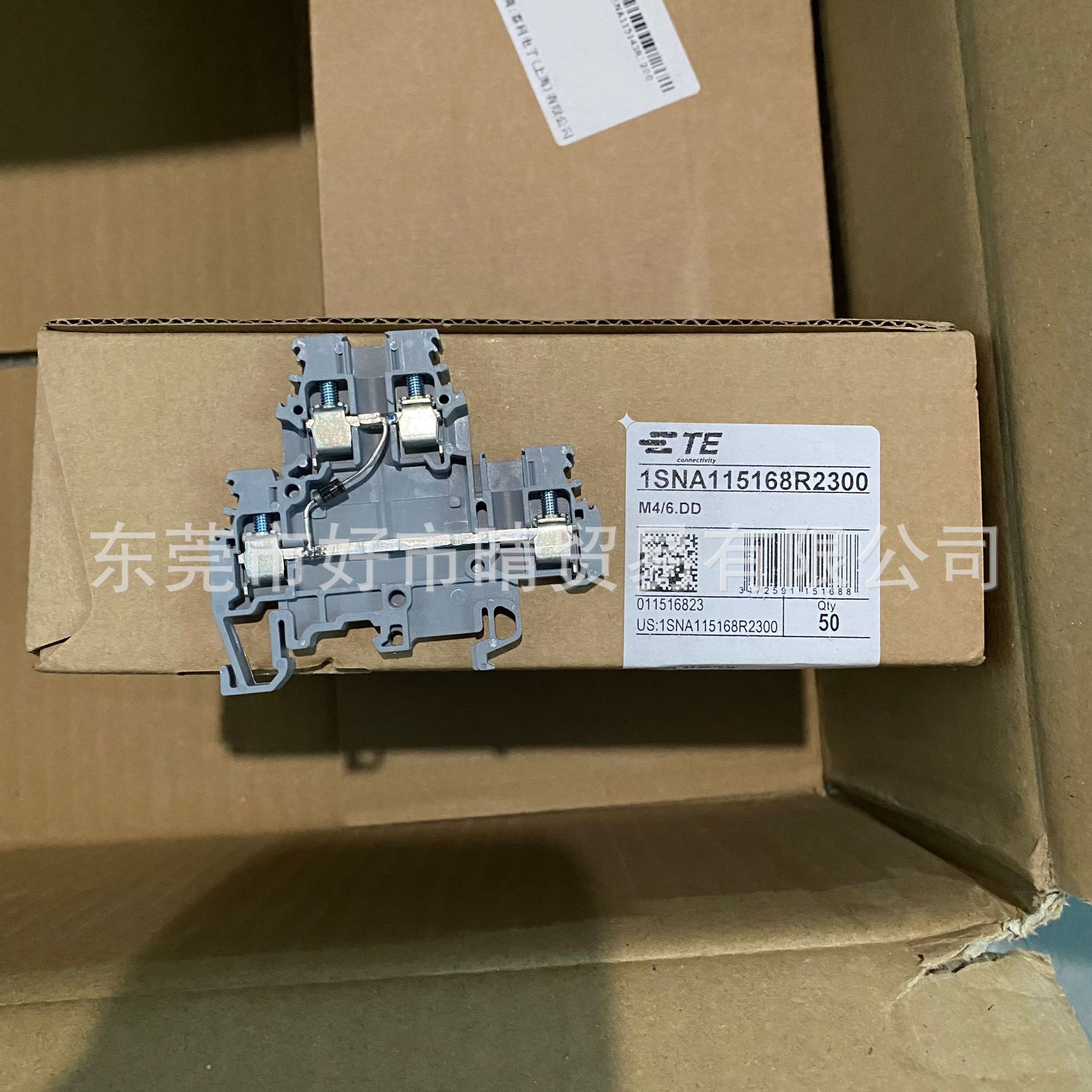 ABB/TE/Entrelec接线端子M4/6.DD；货号1SNA115168R2300电缆