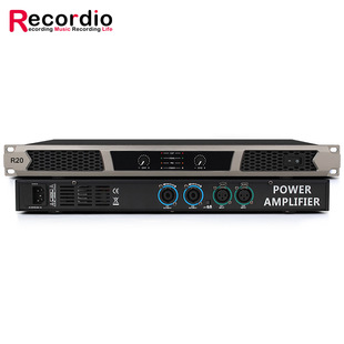 2W纯后级功放机数字hifi音质大功率二通道1U功放 专业600 GAP R20