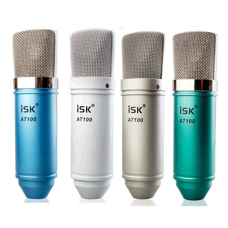 ISK AT100 娱乐网络K歌电容麦克风 主播电脑手机即插即用话筒