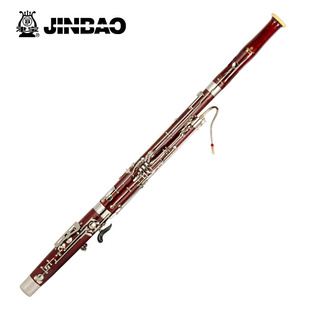 津宝JBBAS C调色木喷漆26键低音双簧管增加高音E大管 595巴松管