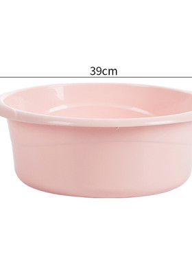 茶花 CHAHUA塑料洗脸盆子洗衣盆39CM时尚通用盆 03391K