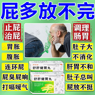 舒肝健胃丸正品 治疗屁多的药 经常放屁肚子胃胀气不消化腹胀打嗝