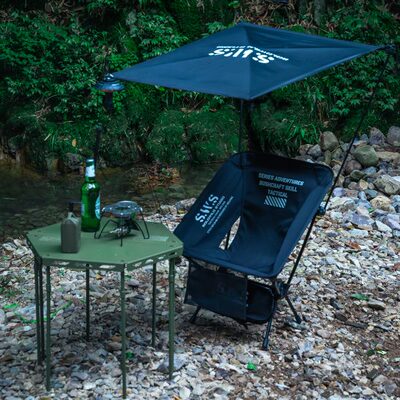 SWS月亮椅天幕 超轻量沙滩钓鱼防水citywalk公园露营遮阳篷小顶棚