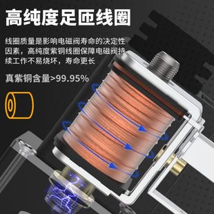 08二位五通220v气缸气阀换向开关4V310 电磁阀气动控制阀4V210