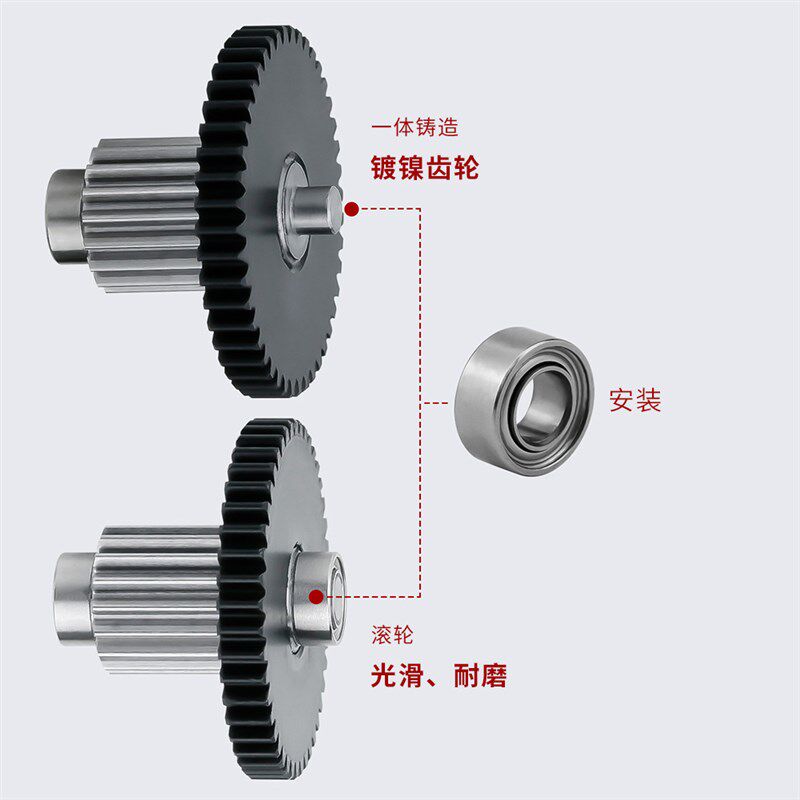 3D打印机配件硬化钢HGX-extruder尼龙挤出机和高品质齿轮组套件