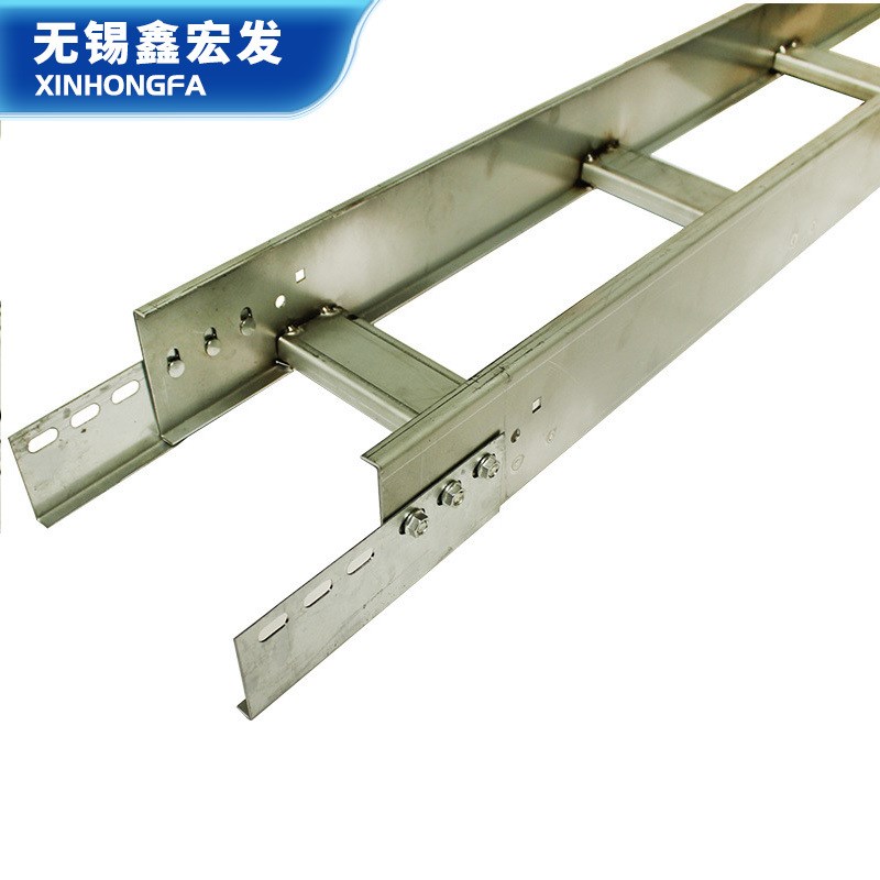 厂家供应不锈钢铝合金 梯式桥架支架 镀锌梯形桥架200X100定 制