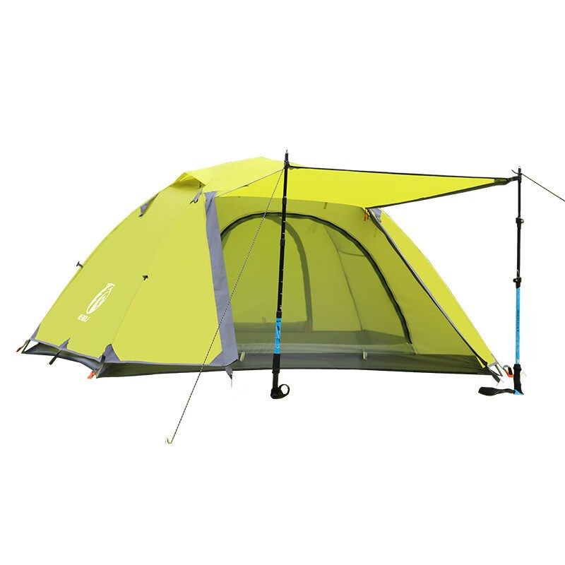 公狼帐篷户外用品双人露营帐篷野炊防大暴雨专业野营登山装备帐篷