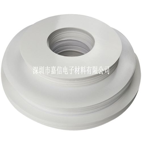 双面防粘隔离纸垫圈片胶带隔离圆形格拉辛双硅油加厚胶带用离型纸