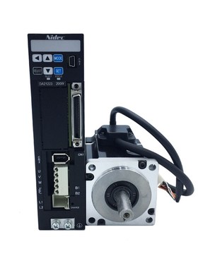 尼得科伺服电机 DA21223 MZ201N2JN27 微型交流200W伺服电机 现货