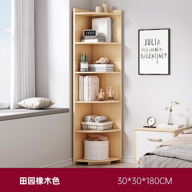 转角柜书柜客厅边柜立柜简约窄缝储物柜落地收纳柜靠墙书架置物架