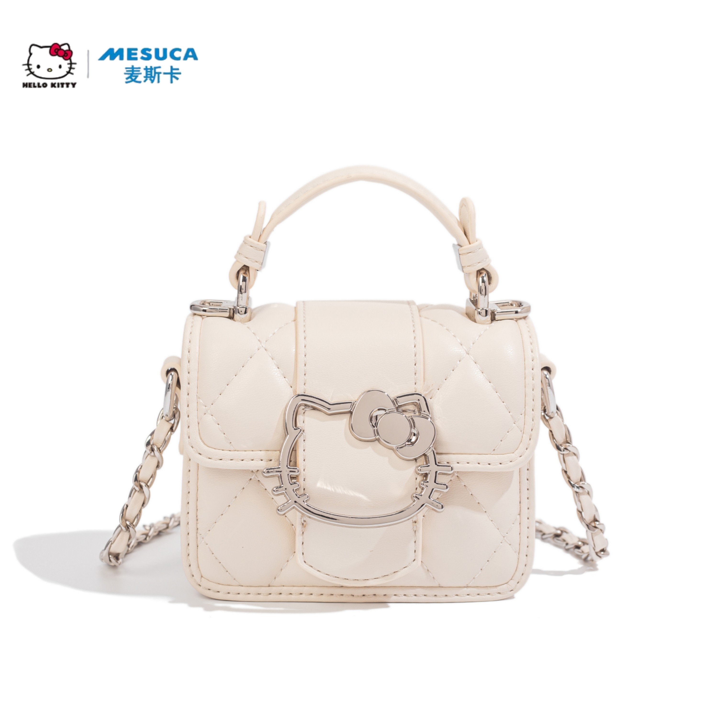 三丽鸥HelloKitty小方包时尚菱格手提包女链条包欧若风单肩斜挎包,箱包皮具/热销女包/男包,小方包,淘宝优惠券,粉丝福利购,淘宝优惠卷