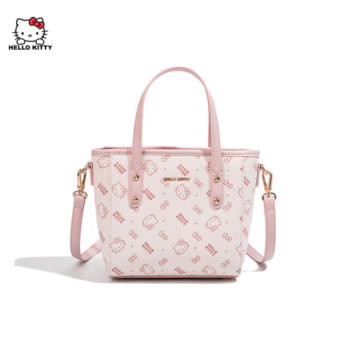 HelloKitty印花菜篮子百搭托特包
