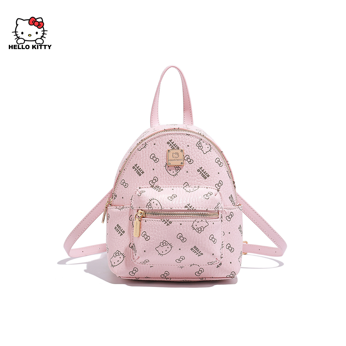 HelloKitty链条满印慵懒风双肩包图片