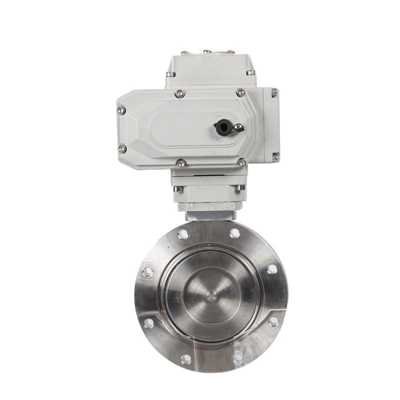 电动高真空蝶阀负压不锈钢环保干燥机粉末粉尘防爆调节切断阀GID