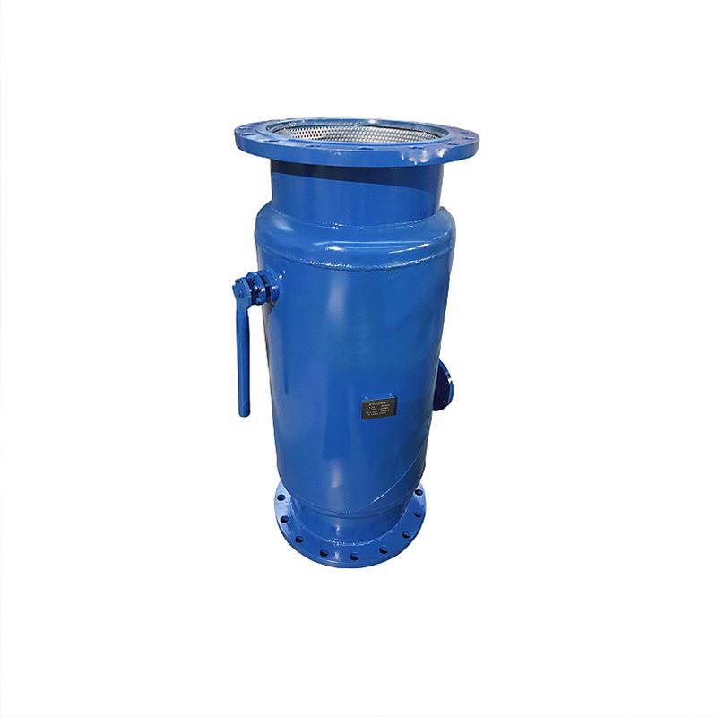 全自动直通反冲洗过滤器ZPG-I卧式法兰式反冲洗直角式快速除污器