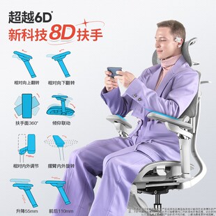 精选歌德利J2人体工学椅子护腰透气电脑办公椅靠背舒适家用电竞老