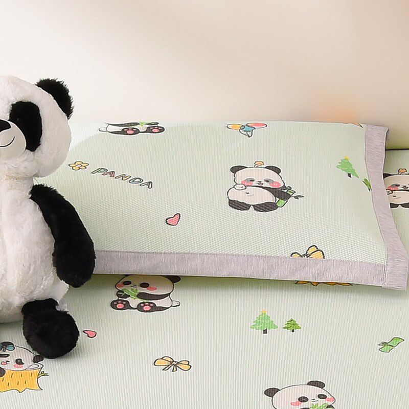 夏季儿童冰藤枕套30x50宝宝冰丝凉席小枕头套40x60凉感枕芯内胆套