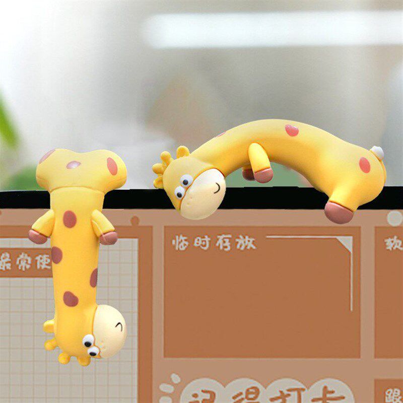 电脑屏幕装饰趴趴小摆件办公室桌面摆件上班发疯工位氛围布置好物