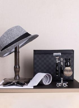 样板间衣帽间男士套装意大利饰品斯堪的纳维亚梳妆台托盘组合全屋