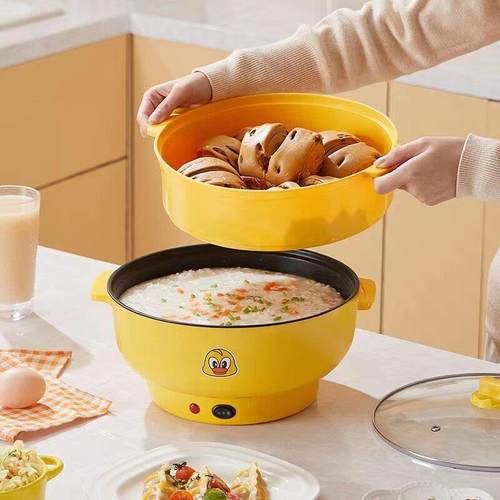 不沾锅电炒锅电锅迷你快煮锅多功能小电锅家用电电锅小火锅锅具