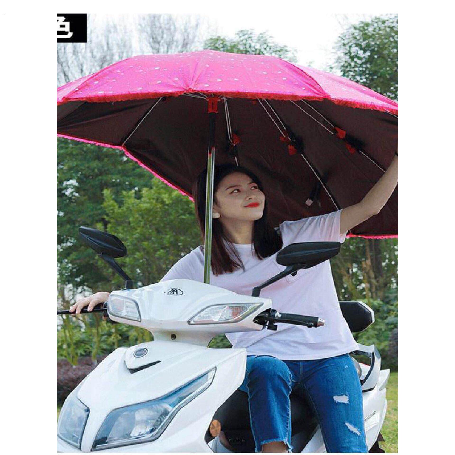 电动车雨棚篷遮阳伞可折叠电动车雨伞加长两轮防可收缩可拆卸小型