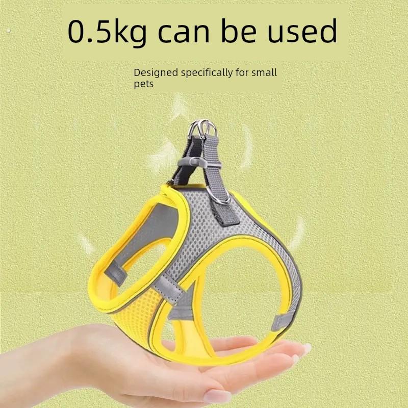 特殊牵引绳为小型犬和幼犬，超小型约克郡胸部和背部，茶杯狗0.5