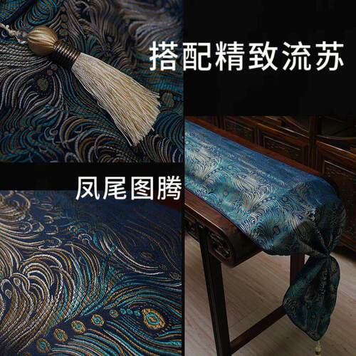 古琴盖布 系带古琴罩可挂墙丝绸防尘罩织锦琴罩 古琴防尘盖布
