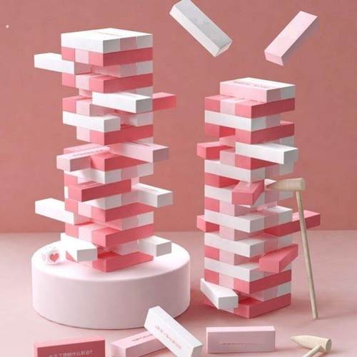 积木层层叠成人大号积木堆堆乐玩具真心话大冒险成人版抽抽乐桌游