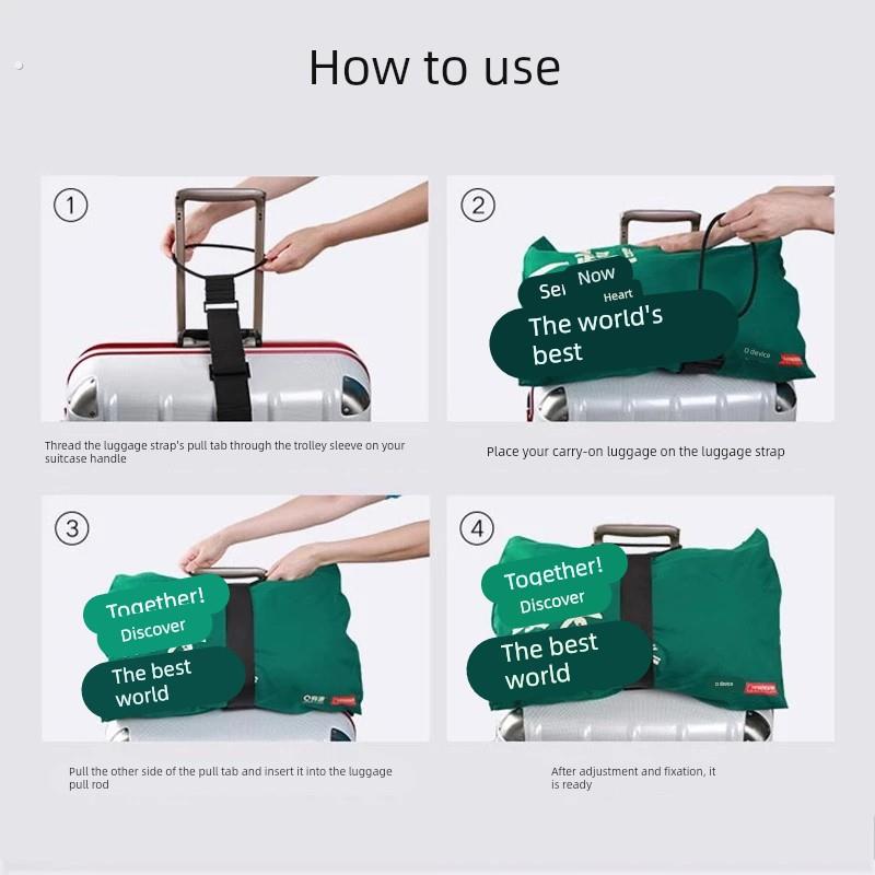 行李箱固定绑带双肩行李箱固定带旅行拉杆箱捆绑带带弹力行李带