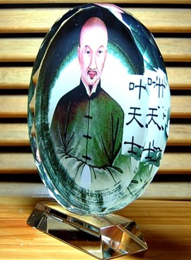 叶天士人偶模型工艺品清朝温医学家收藏品礼物装饰品水晶摆设摆件
