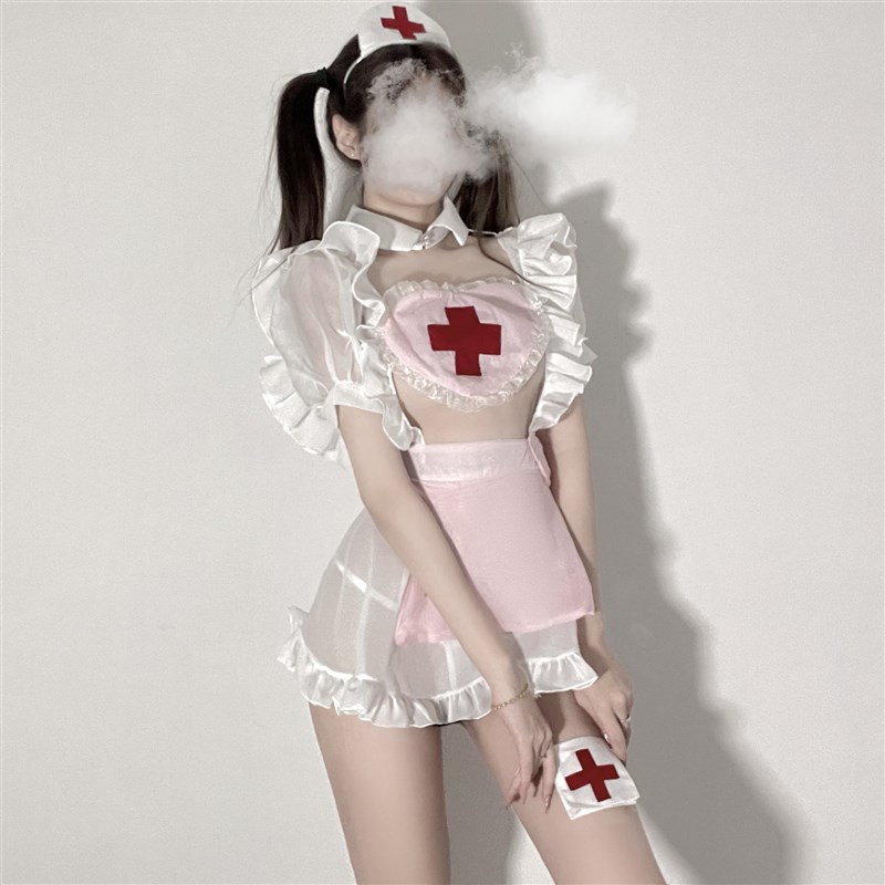 纯欲少女风可爱装cos角色扮演女仆套装性感护士制服主播服装睡裙