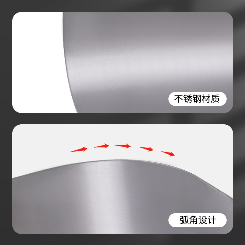 安茂福不锈钢弧角抹子医院无菌车间专用环氧地坪墙边墙角圆弧抹刀