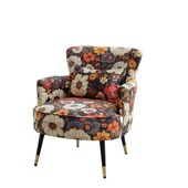 复古阳台布艺单人沙发美式 乡村休闲沙发老虎椅北欧简约客厅沙发