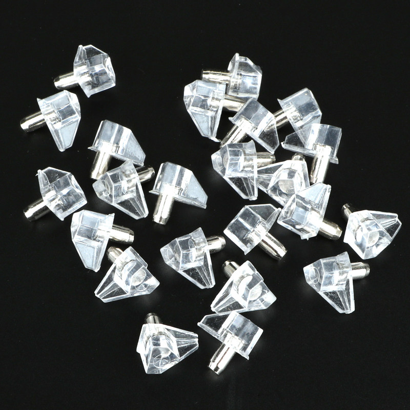 透明隔板销塑料层板托木板隔板钉三角隔层支撑托架搁板组装配件