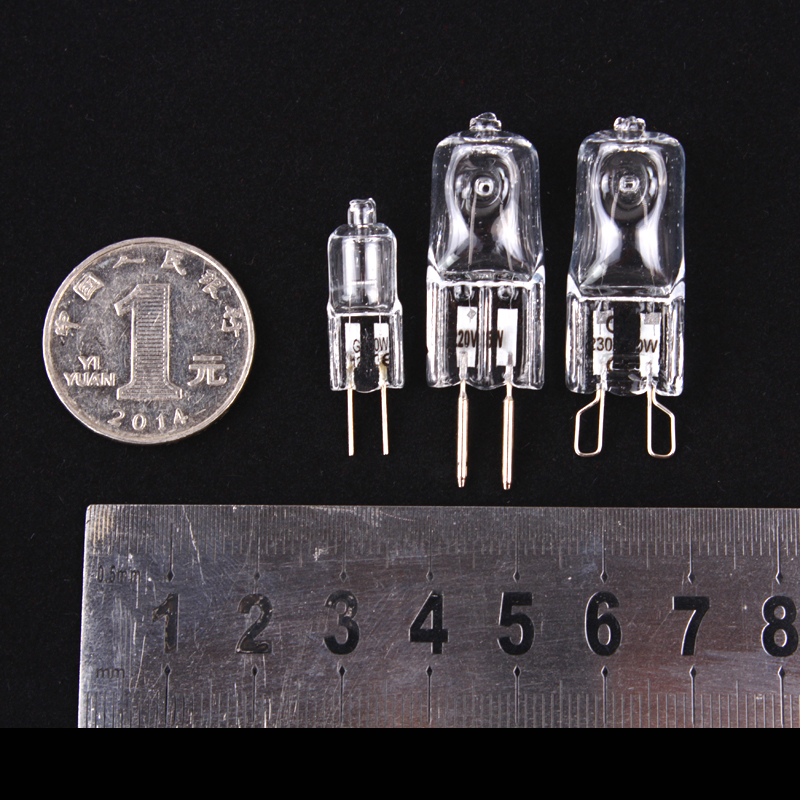 G4卤素灯珠12V20W水晶灯泡镜前灯吊灯香薰灯220V高低压插脚小灯泡