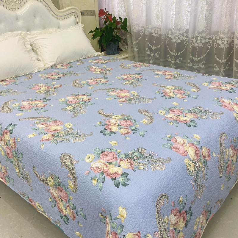 纯棉洐缝不易皱床单床盖双面两用韩国绗缝全棉高端2020年榻榻米垫