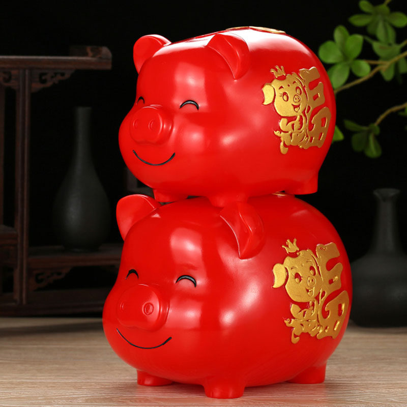 小猪存钱罐防摔儿童大容量生肖福猪储蓄罐创意可爱礼物储钱罐摆件