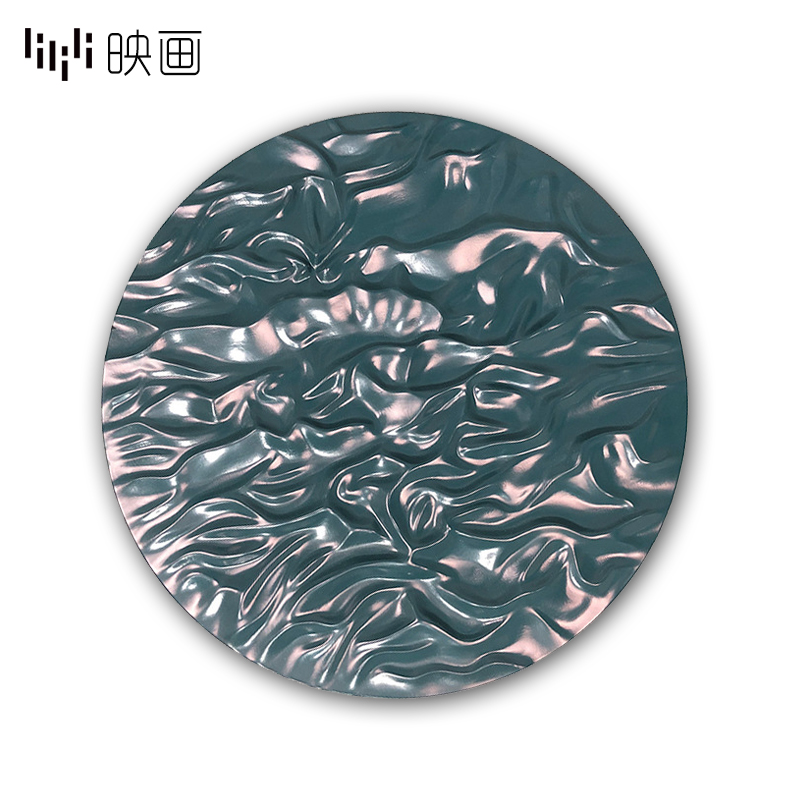 圆形木艺雕刻装饰画创意墙壁挂饰画酒店墙画样板房实物画玄关挂画