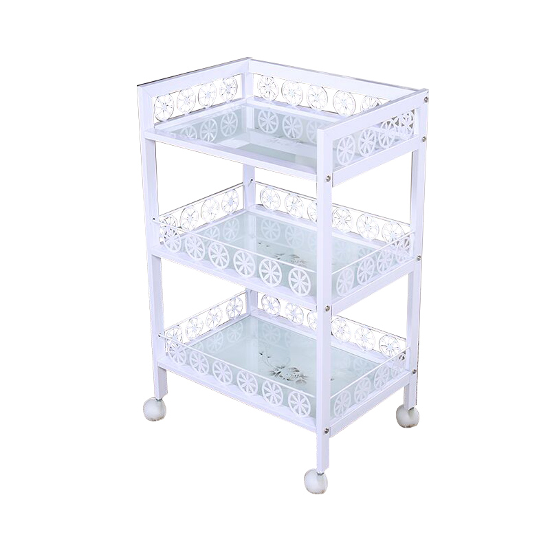 铁艺美容推车美容院小推车美甲美发手推车工具车三层置物架子包邮
