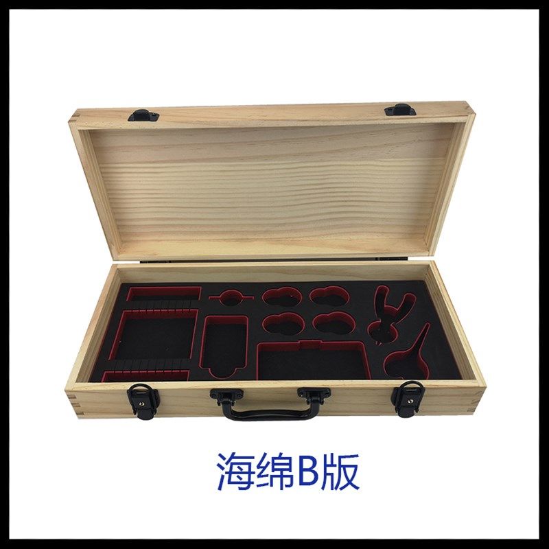 木质钓虾箱偷跑盒卡梦镜面钓虾工具箱仿古收纳盒