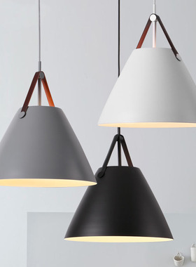 北欧餐厅吊灯简约个性创意书房吧台咖啡厅奶茶店铺公寓单头餐吊灯